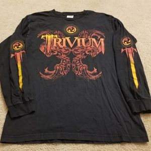Trivium Rare Long-sleeve Band Tshirt Mens Size Med